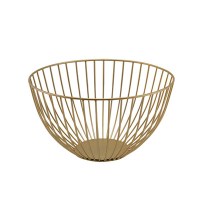 Gold Round Wire Basket